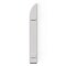 Ekena Millwork Rustic 2 Board Joined Board-n-Batten Faux Wood Shutters w/Quarter Round Arch Top, 10 3/4W x 36H, PR FBJ06Q11X036RUF - alternate 6